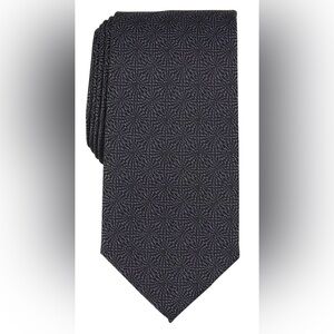 Perry Ellis Reder Geo-Floral Tie Black NWT